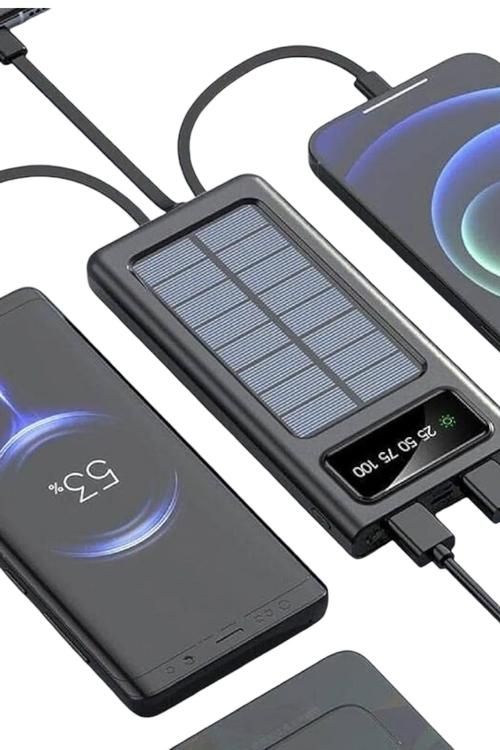 10,000 Mah Solar Power Bank 4 In 1 MW911