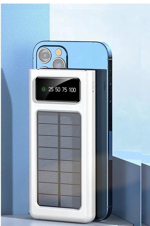 10,000 Mah Solar Power Bank 4 In 1 YM307