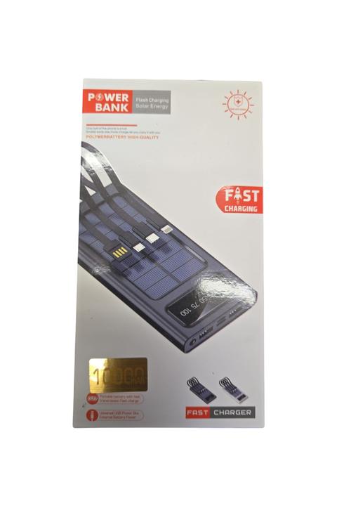 10,000 Mah Solar Power Bank 4 In 1 YM307