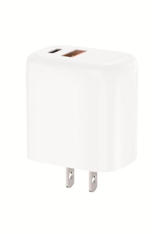 18W PD Wall Charger With USB Port MW8185 WHITE