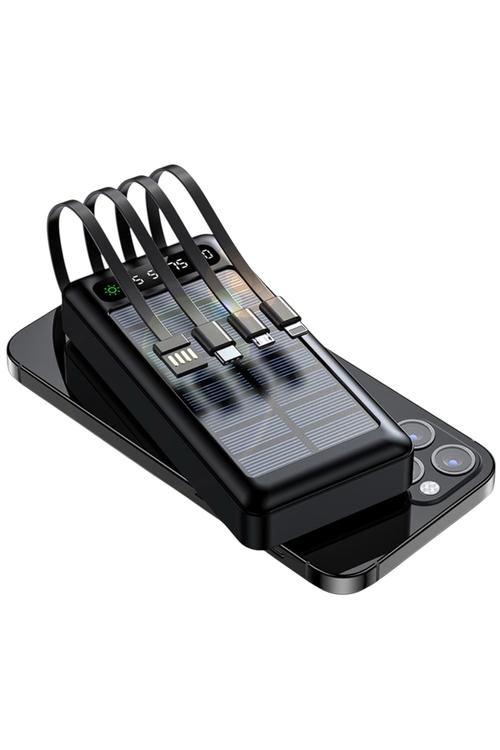 20,000 Mah Solar Power Bank 4in1 Cables MW912