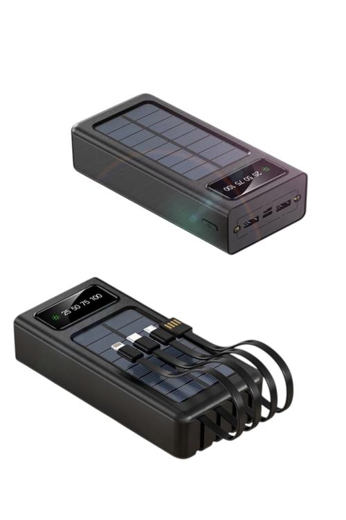 20,000 Mah Solar Power Bank 4in1 Cables MW912