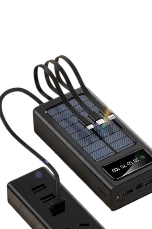 20,000 Mah Solar Power Bank 4in1 Cables MW912