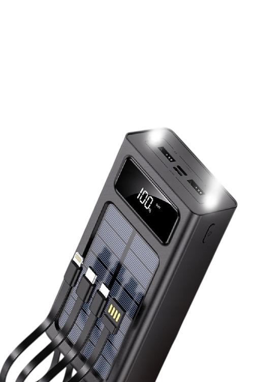 20,000 Mah Solar Power Bank 4in1 Cables MW912