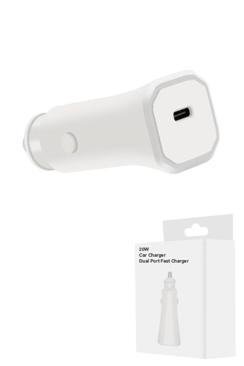 20W PD Car Adapter CARPD WHITE