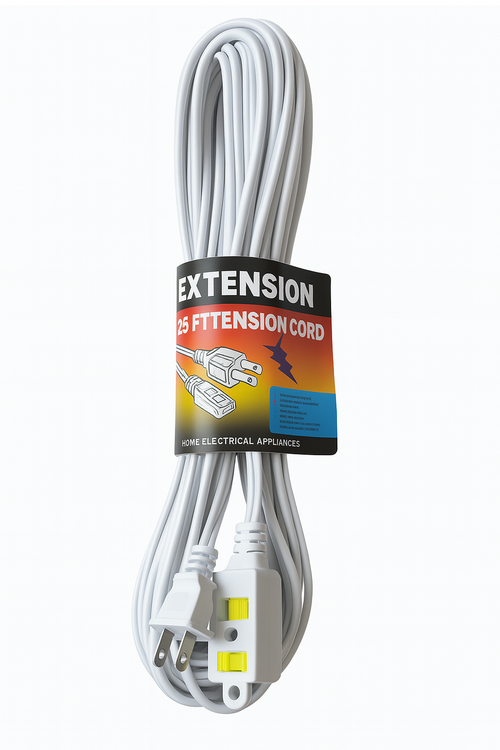 25FT Electrical Outlet Extension Cord