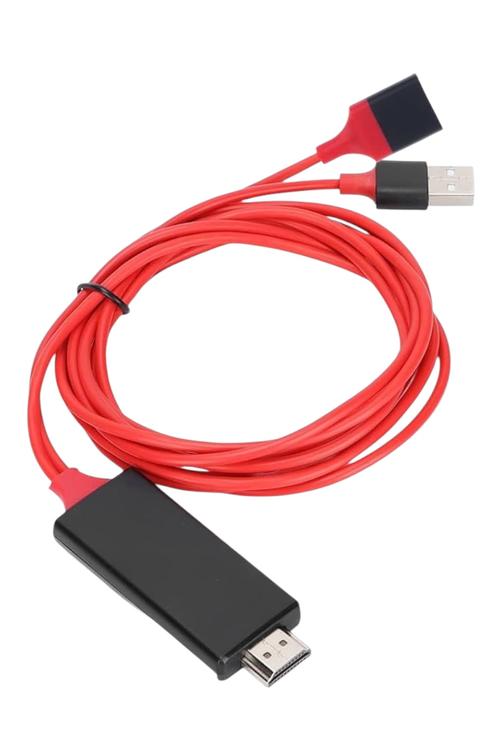 3-in-1 Phone to HDMI HDTV Cable, 8 Pin, USB-C and Micro USB Compatible MW932