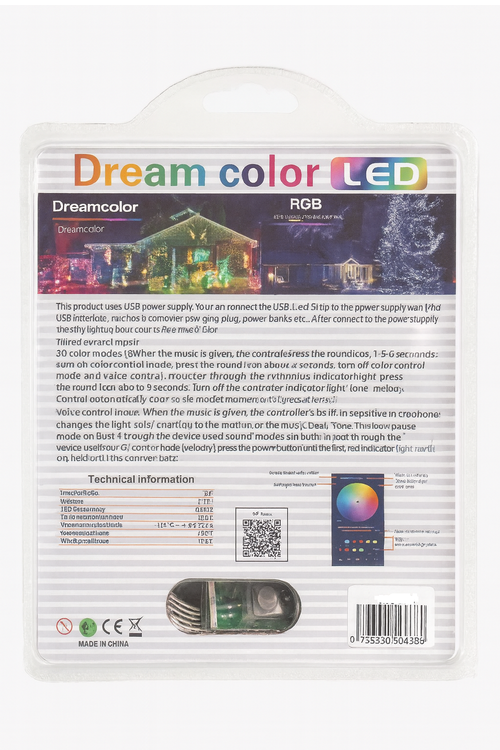 30FT Rainbow Light Strip with APP and Remote Control MW880