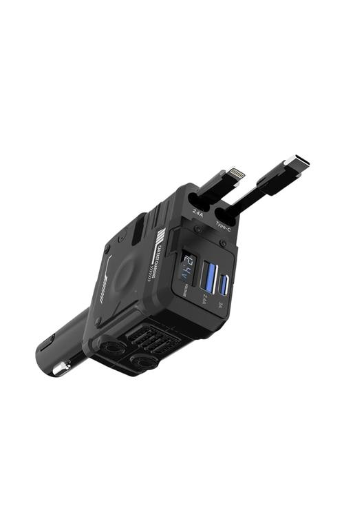 4 In 1 Retractable Wireless FM Transmitter RC4N1