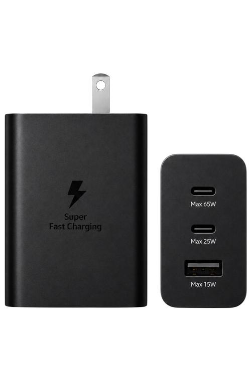 65W Fast Charging PD Trio Wall Charger Black MW881