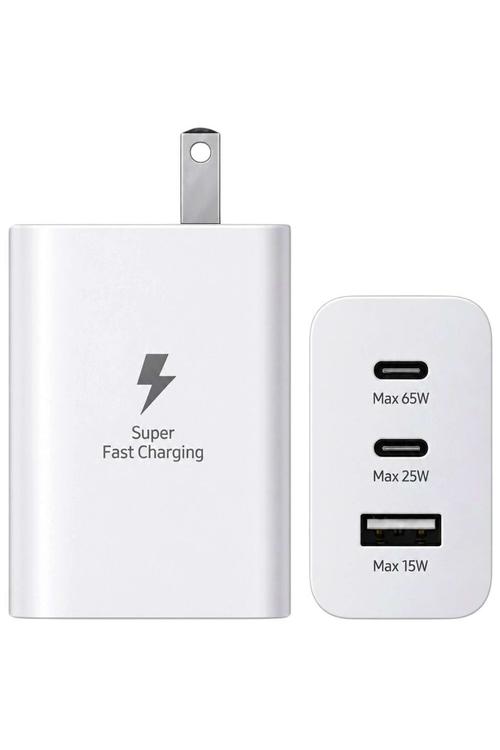 65W Fast Charging PD Trio Wall Charger White MW881