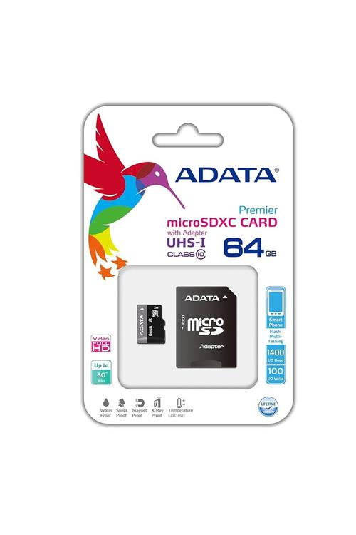 Adata 64GB SD Card AUSDX64GUICL