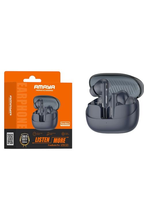 Amaya FreeBuds Pro Premium True Wireless Earbuds Black ATW323