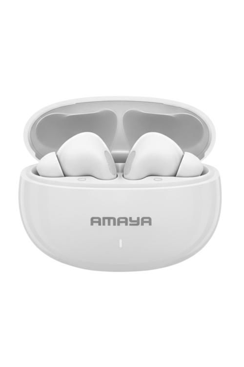 Amaya Premium True Wireless Earphones White ATW27