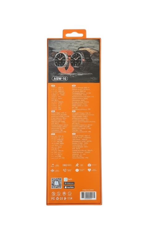 Amaya Smart Watch Sport Design, Black ASW10