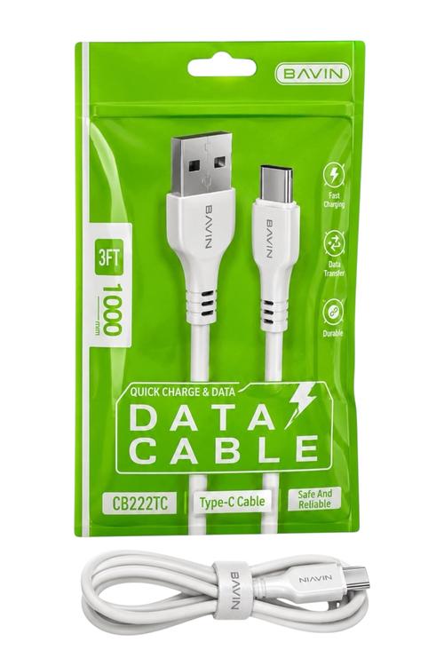 Bavin Baggie Type-C Cable 3FT CB222TC