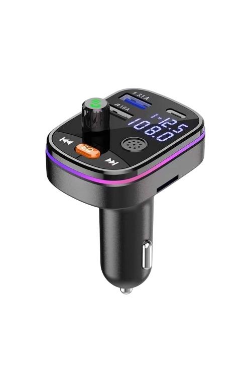 Bluetooth Car FM Transmitter with PD 20W Fast Charging Q10