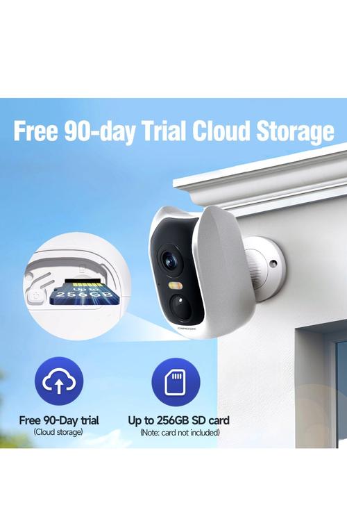 Cinmoore Wireless 2K Smart Battery Security Camera CBMC3U
