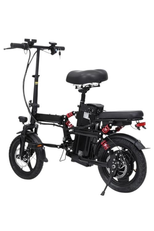 DDC Sport M1 E-Bike, Compact Folding E-Bike for Adults with Rear Rack and Shock Absorption M1