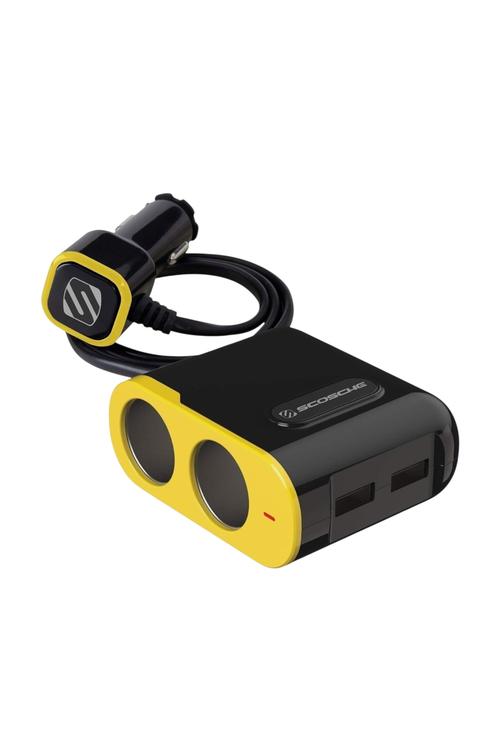 DIS-Scosche Dual 12V Adapter With Dual USB-A Port 40W 