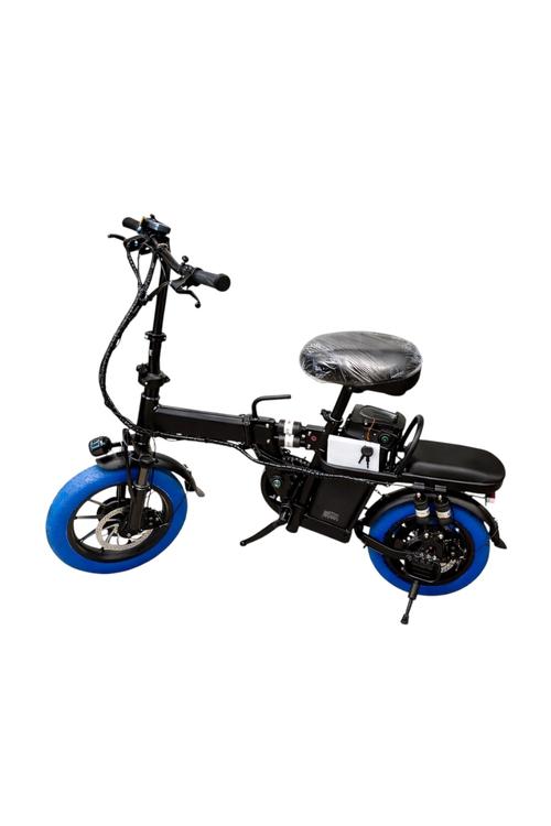 DYU Foldable City E-Bike with Disc Brakes and Wide Tires A5