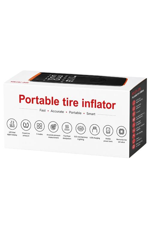 Digital Tire Inflator with Auto Shut-Off, LED Display and USB-C Charging MS22C208