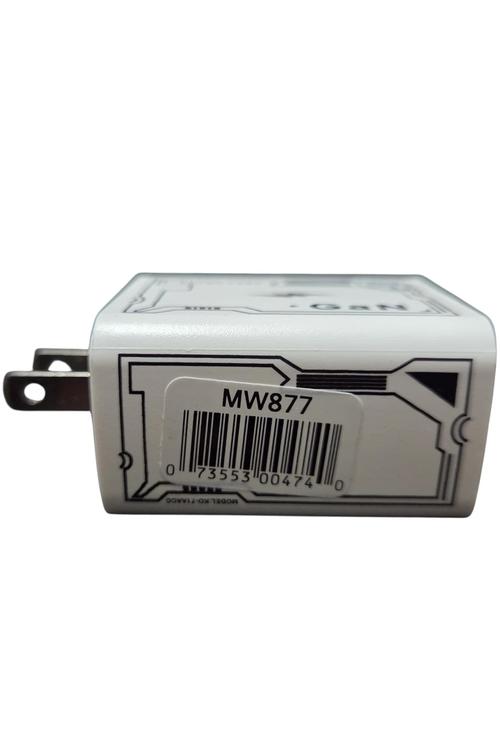 Dual PD And Dual USB Sleek Wall Charger MW877