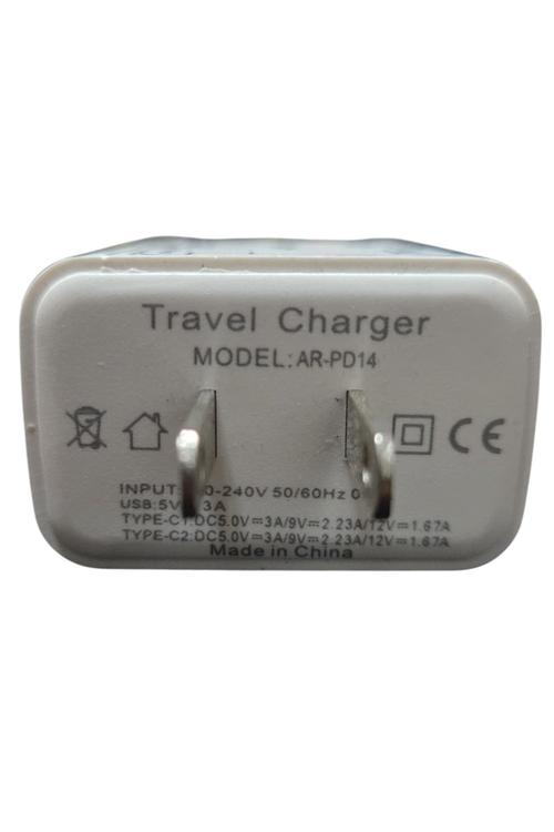 Dual PD And Dual USB Sleek Wall Charger MW877