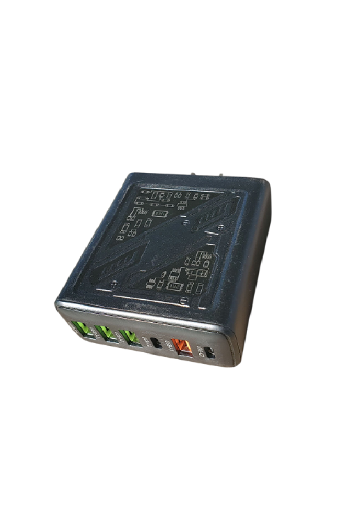 Dual PD Port + 4 USB Port Wall Charger MW876