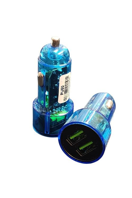 Dual USB Chromo Car Charger PU50