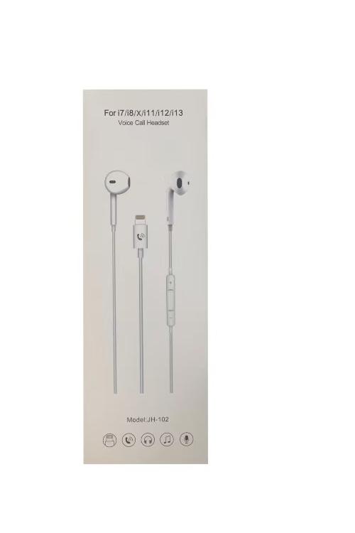 Earpods With Lightning Cable And Volume Control Long Box JH102
