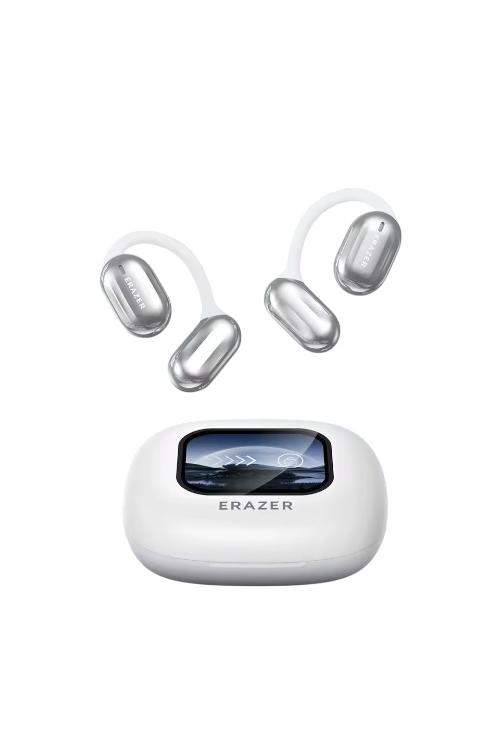 Erazer True Wireless Open Ear Earbuds Bluetooth 5.4 Earphones Waterproof 35h Play time White XP2