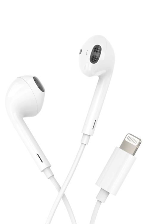 Eseekgo Lightning Stereo Wired Earbuds, HiFi Headphones with Clear Sound and Remote E20L