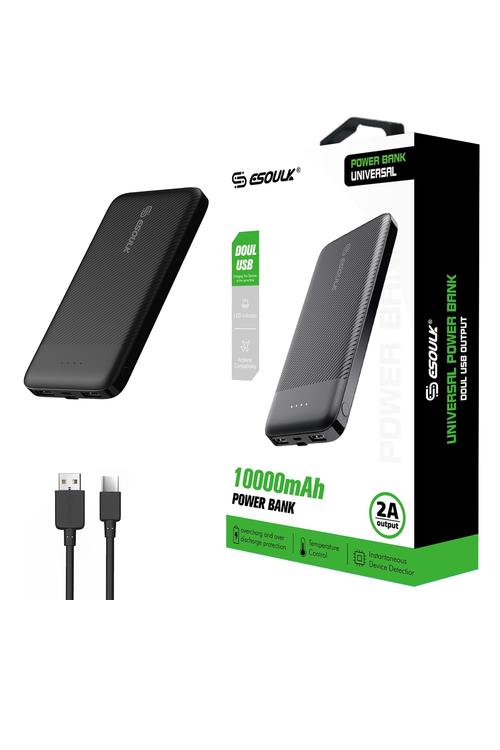 Esoulk 10000mah Power Bank EP06BK