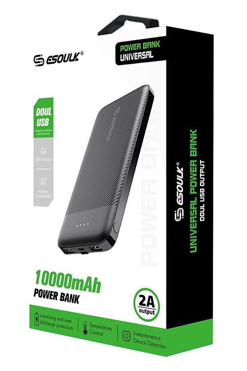 Esoulk 10000mah Power Bank EP06BK