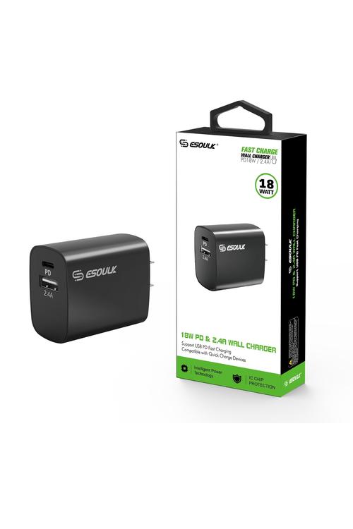 Esoulk 18W PD USB Wall Adapter Wholesale-EA12P