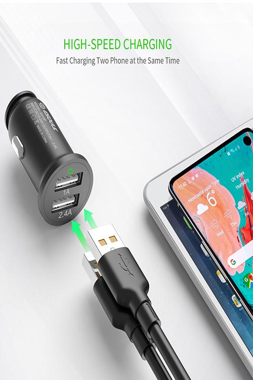 Esoulk 2.4A Dual Car Charger No Packaging EA13BK