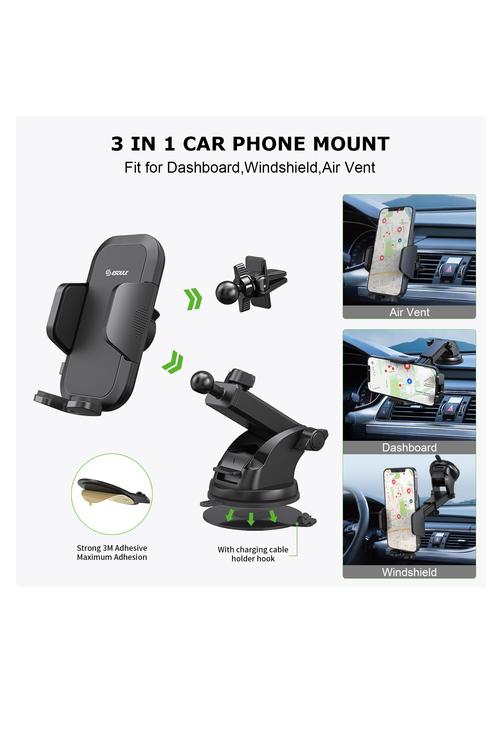 Esoulk 2in1 Air-Vent Dashboard Car Mount Wholesale-EH42BK