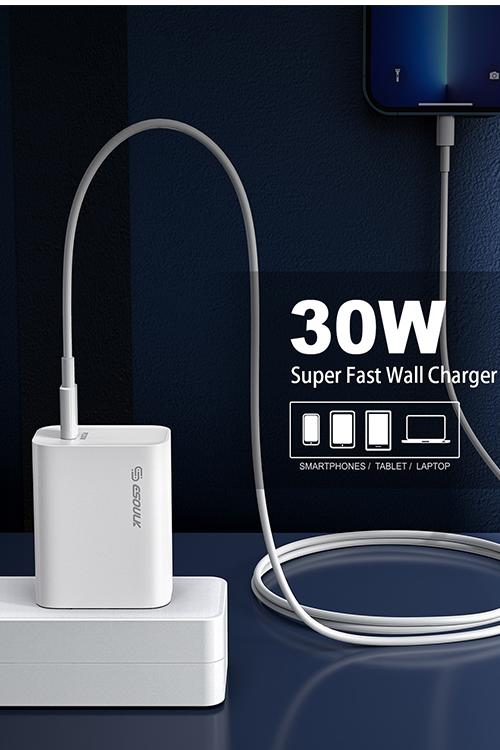 Esoulk 30W PD Wall Charger White EA22WH