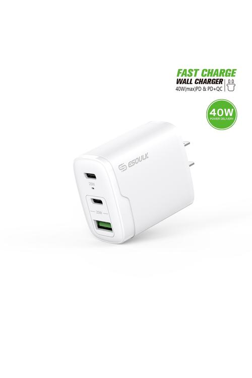 Esoulk 40W Dual PD QC Wall Charger wholesale-EA18