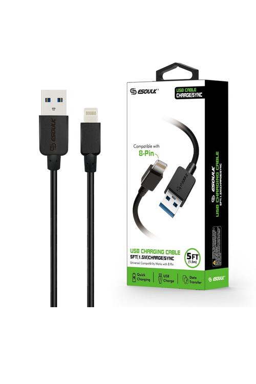 Esoulk 5FT Iphone Cable-EC30P-IP