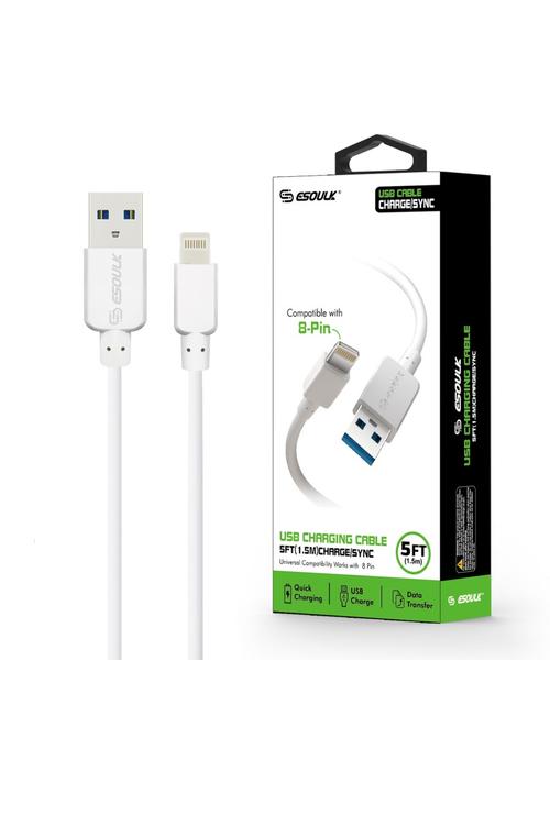 Esoulk 5FT Iphone Cable-EC30P-IP