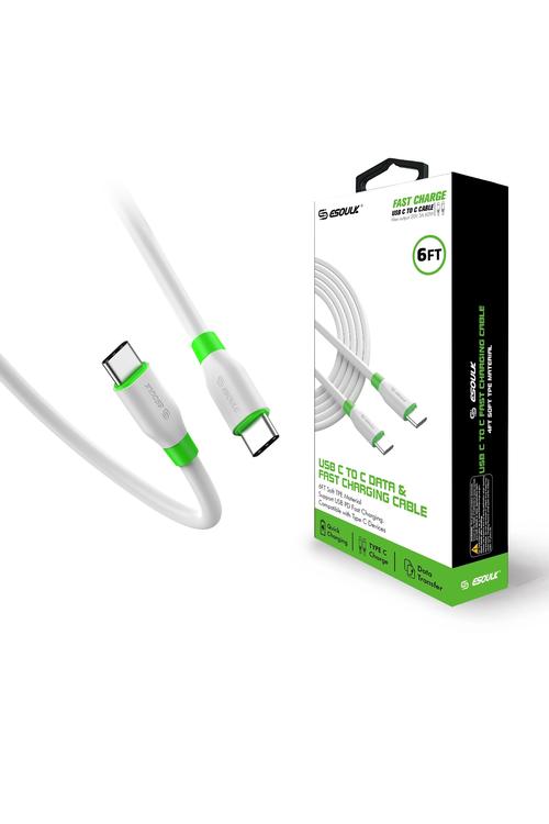 Esoulk 6FT USB-C to C Cable-EC34P-CC