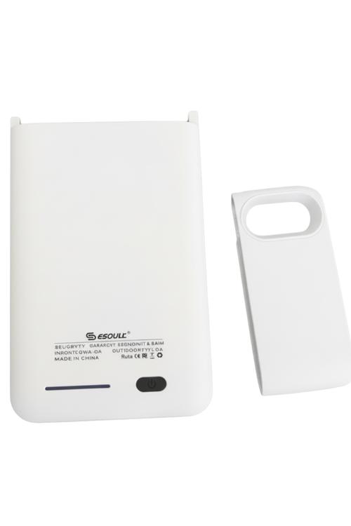 Esoulk Magnetic Battery Case 4000mAh Extra Battery Charger Cover for iPh X/XS White EP15P