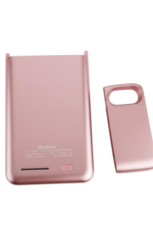 Esoulk Magnetic Battery Case 5000mAh Extra Battery Charger Cover for iPh XS Rose EP17P