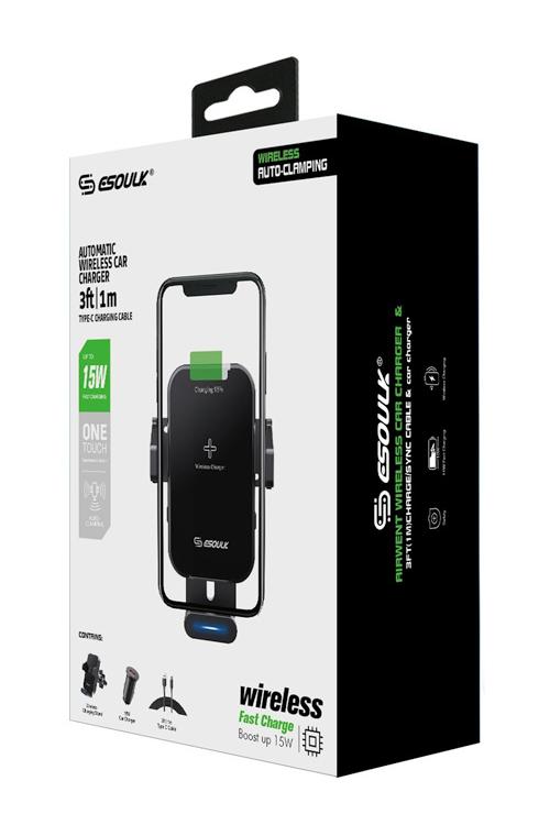 Esoulk Wireless 15W Car Mount EH38BK 