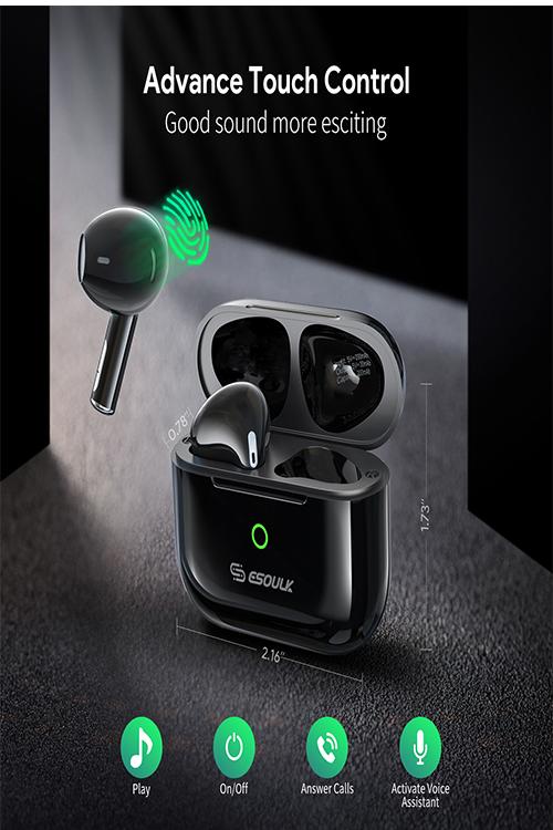 Esoulk Wireless Earbuds EK5001BK