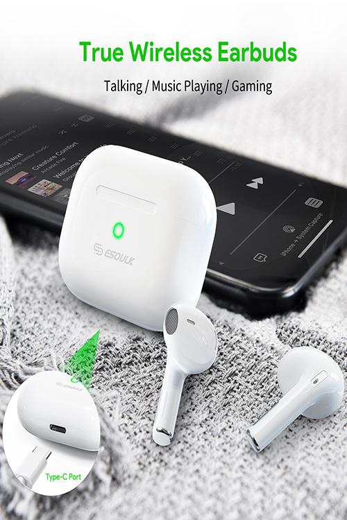 Esoulk Wireless Earbuds EK5001WH