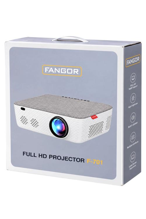Fangor Full HD Video Projector for Home Entertainment F701US