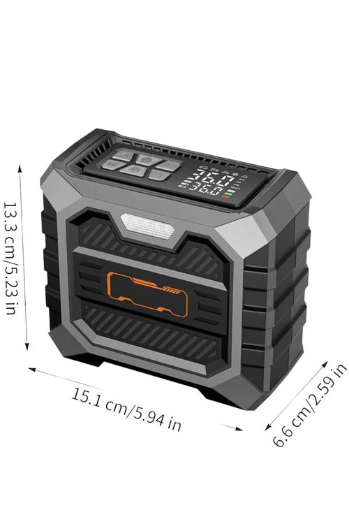Fast Inflation 12V Air Pump with LED Light and LCD Display